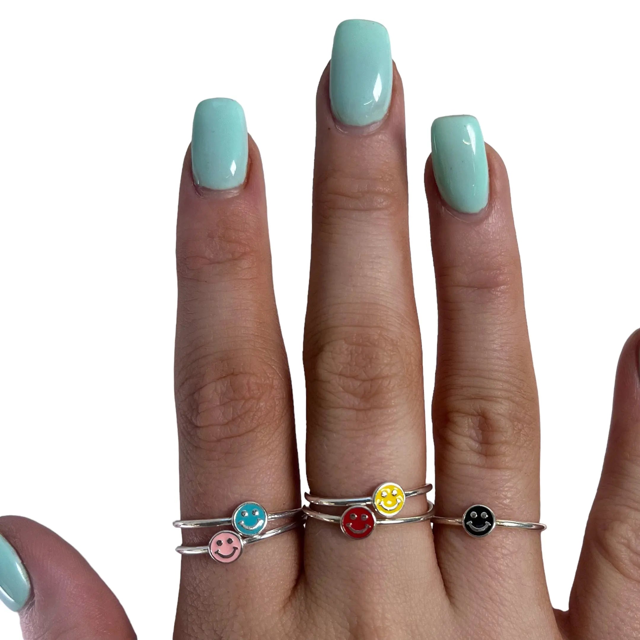 Ring - tunn smiley ring - L8Hasselblad