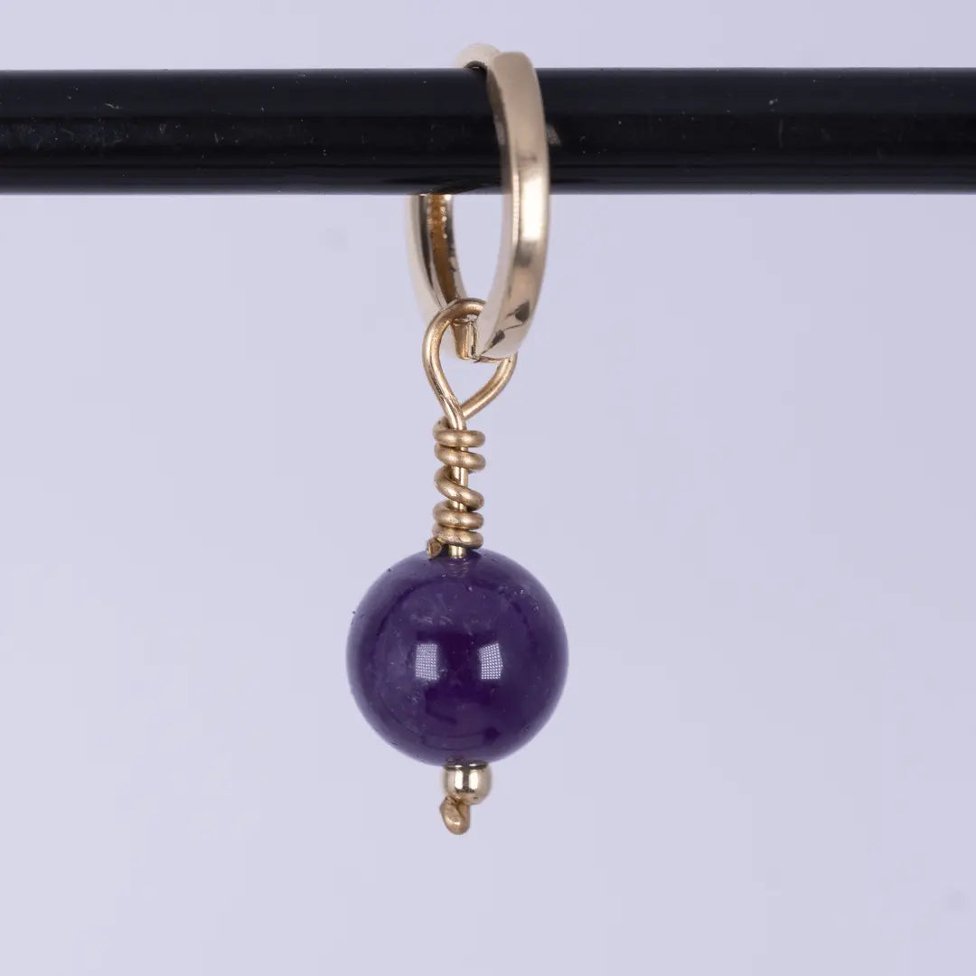 Short and Cute - stenörhängen gulddoublé - L8Hasselblad