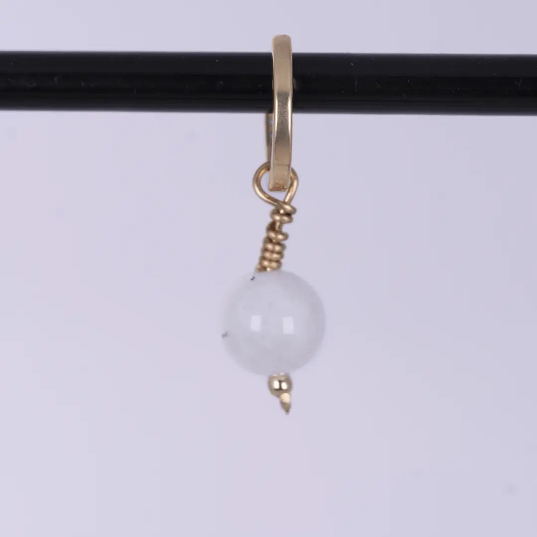 Short and Cute - stenörhängen gulddoublé - L8Hasselblad