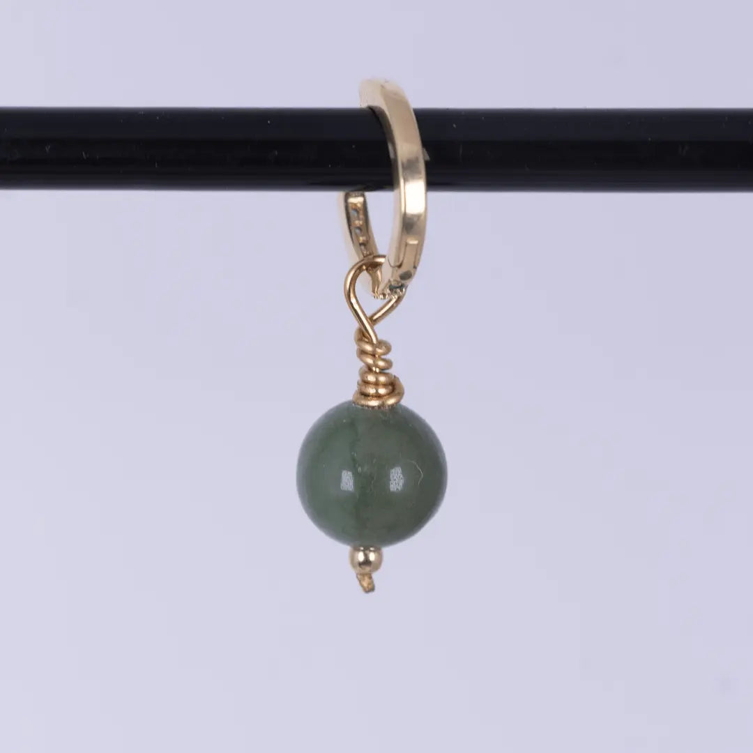 Short and Cute - stenörhängen gulddoublé - L8Hasselblad