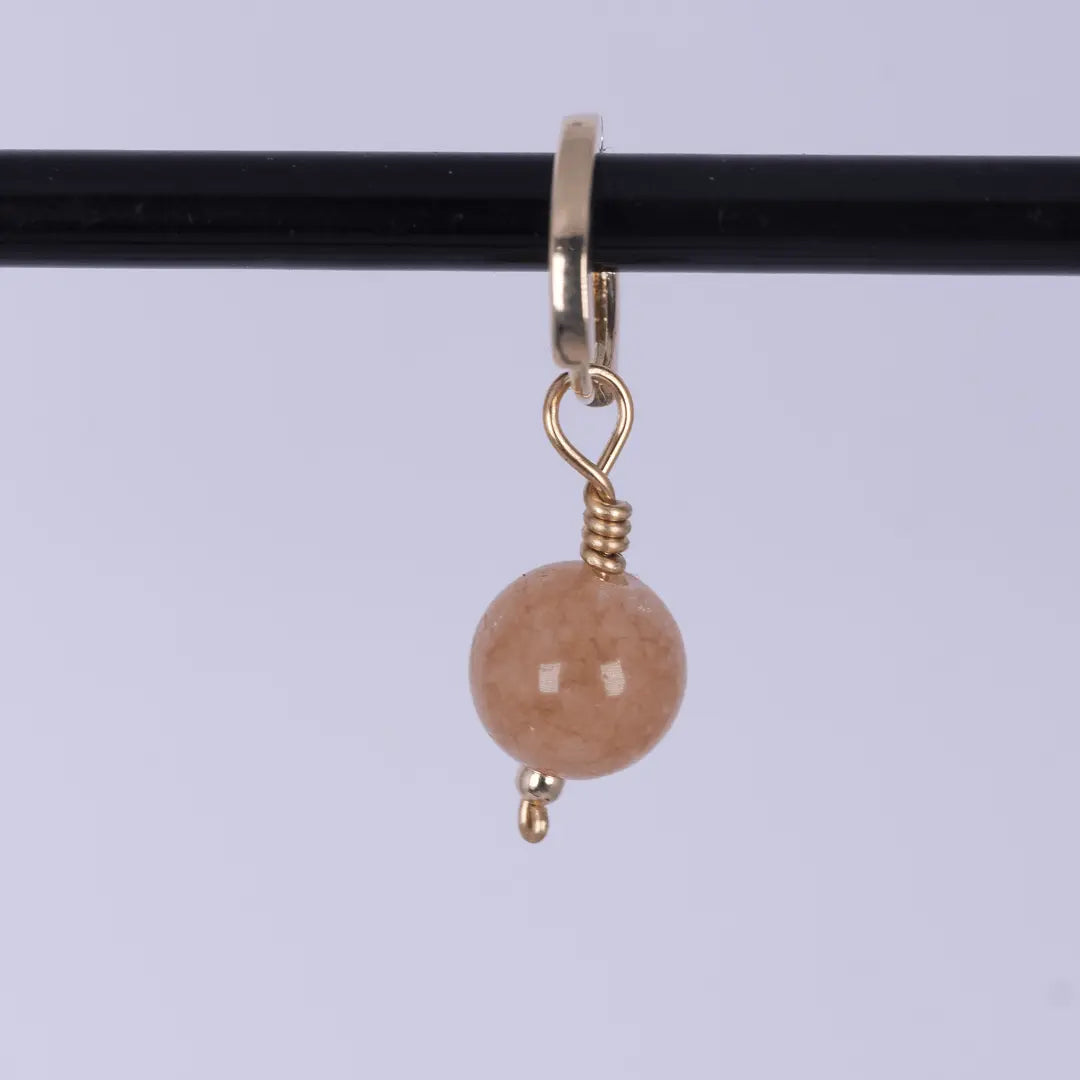 Short and Cute - stenörhängen gulddoublé - L8Hasselblad