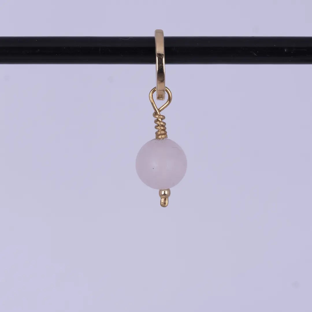 Short and Cute - stenörhängen gulddoublé - L8Hasselblad