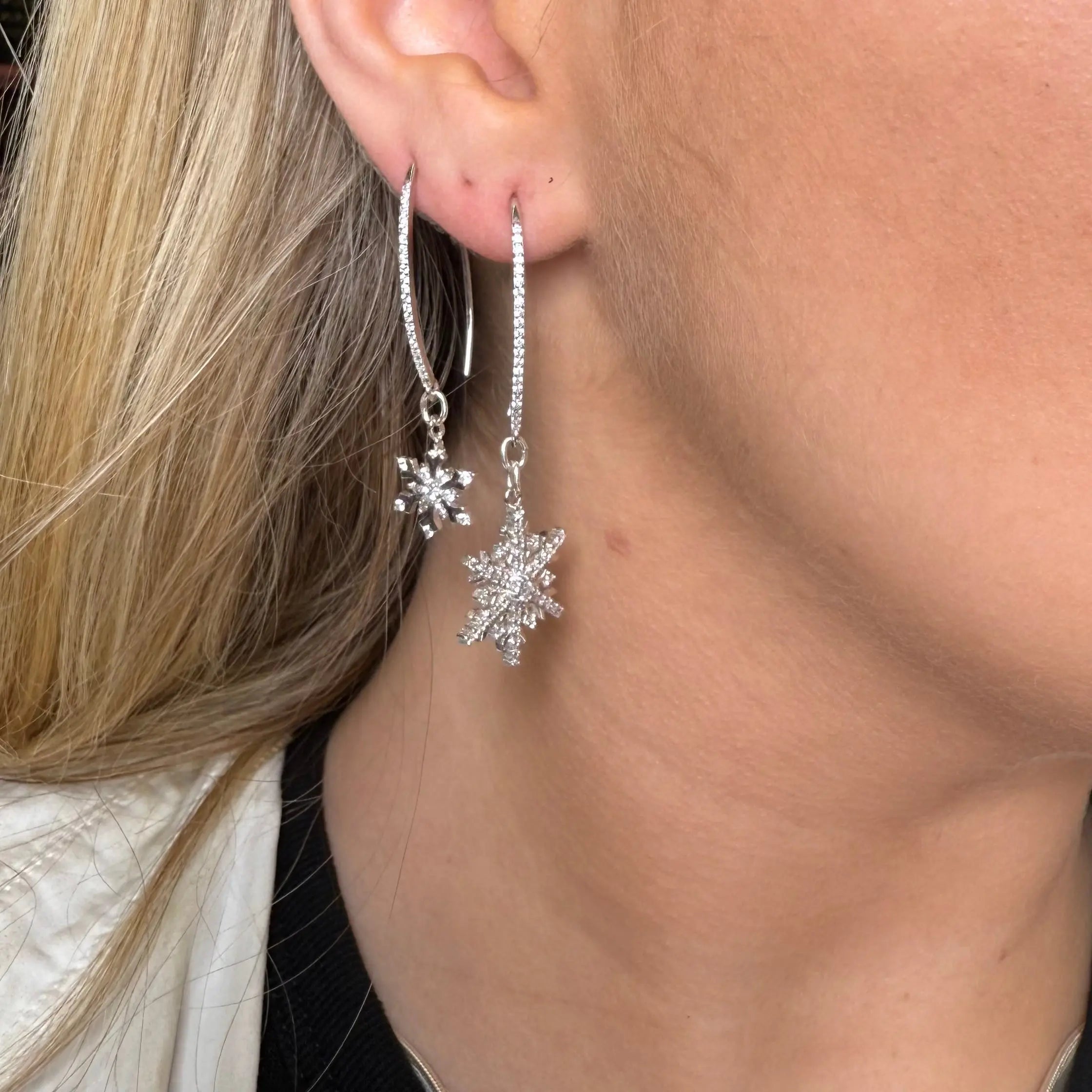 Snöflinga - silverörhängen - L8Hasselblad