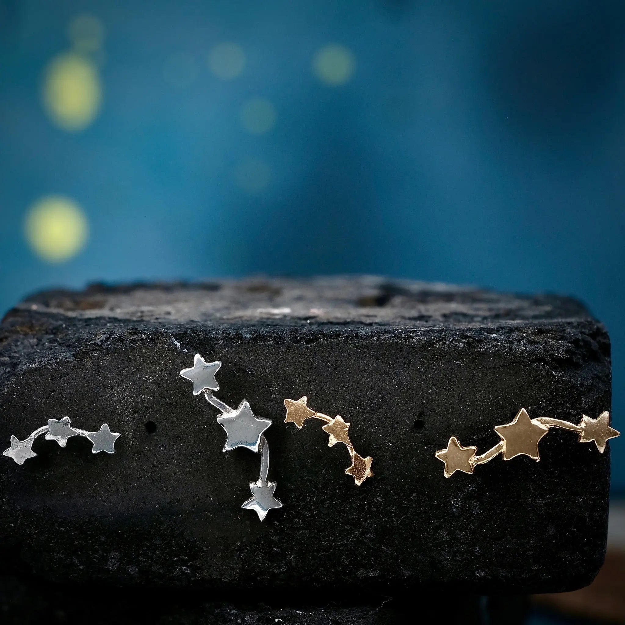 Star Trio - Stiftörhänge L8Hasselblad