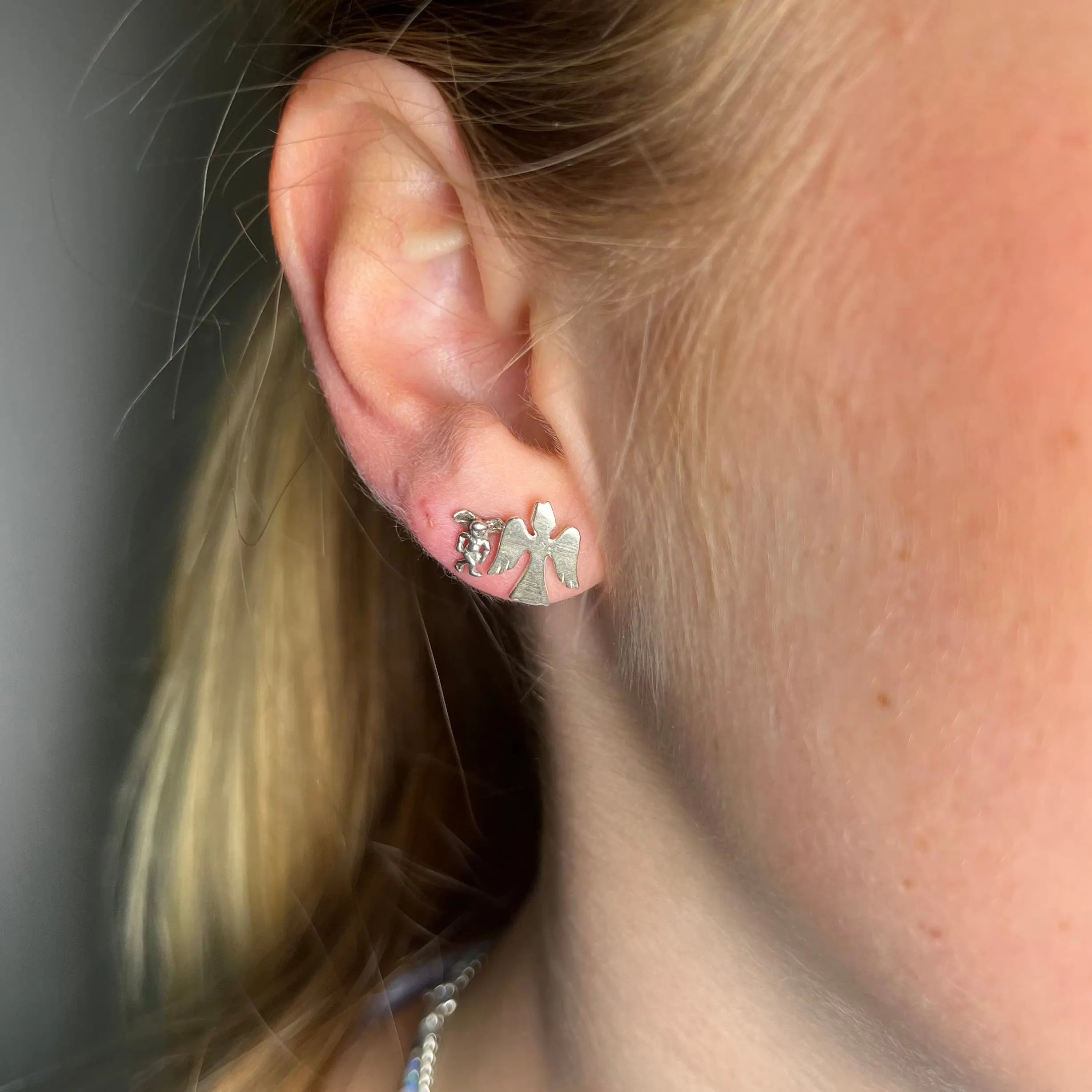 Stiftörhänge - Ängel & Amour - L8Hasselblad