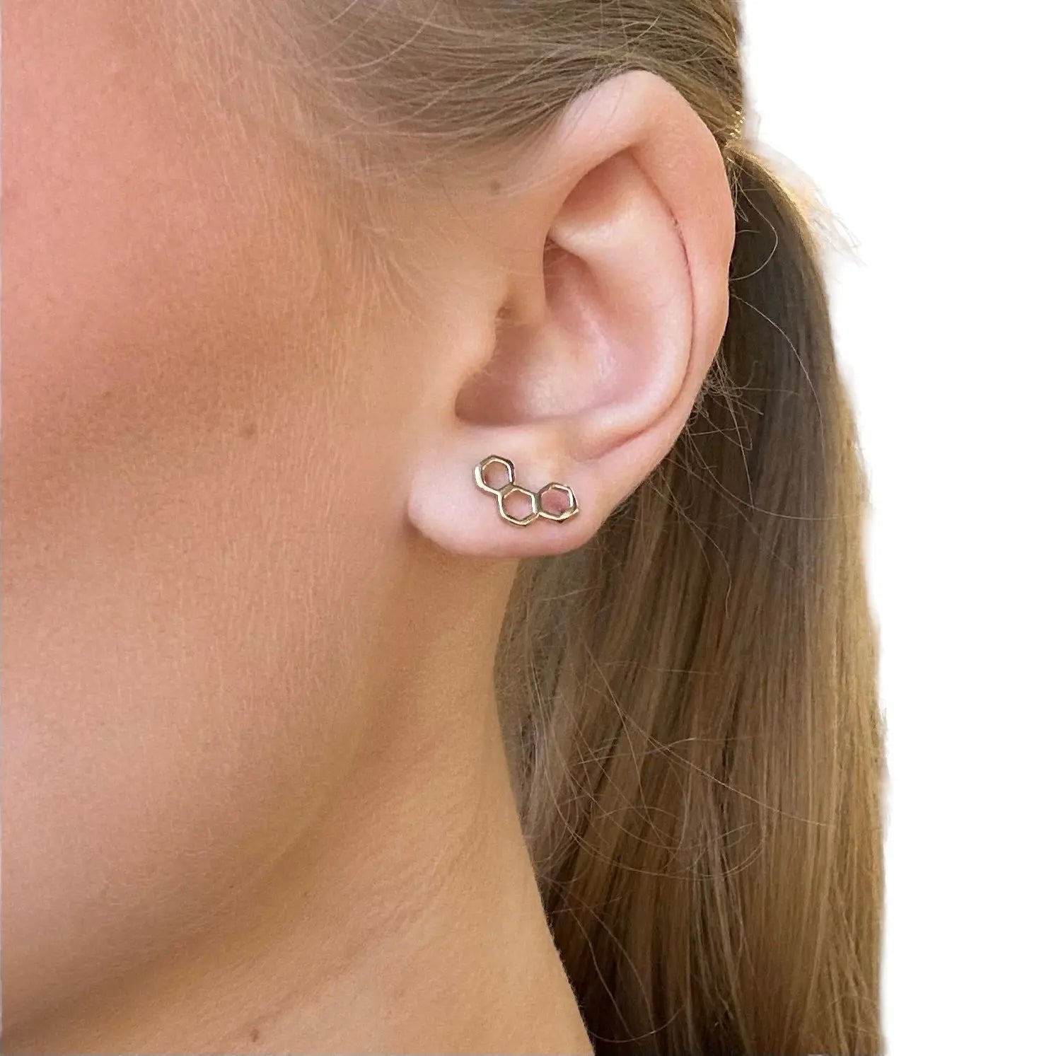 Stiftörhänge - Bi & honungskupa - L8Hasselblad