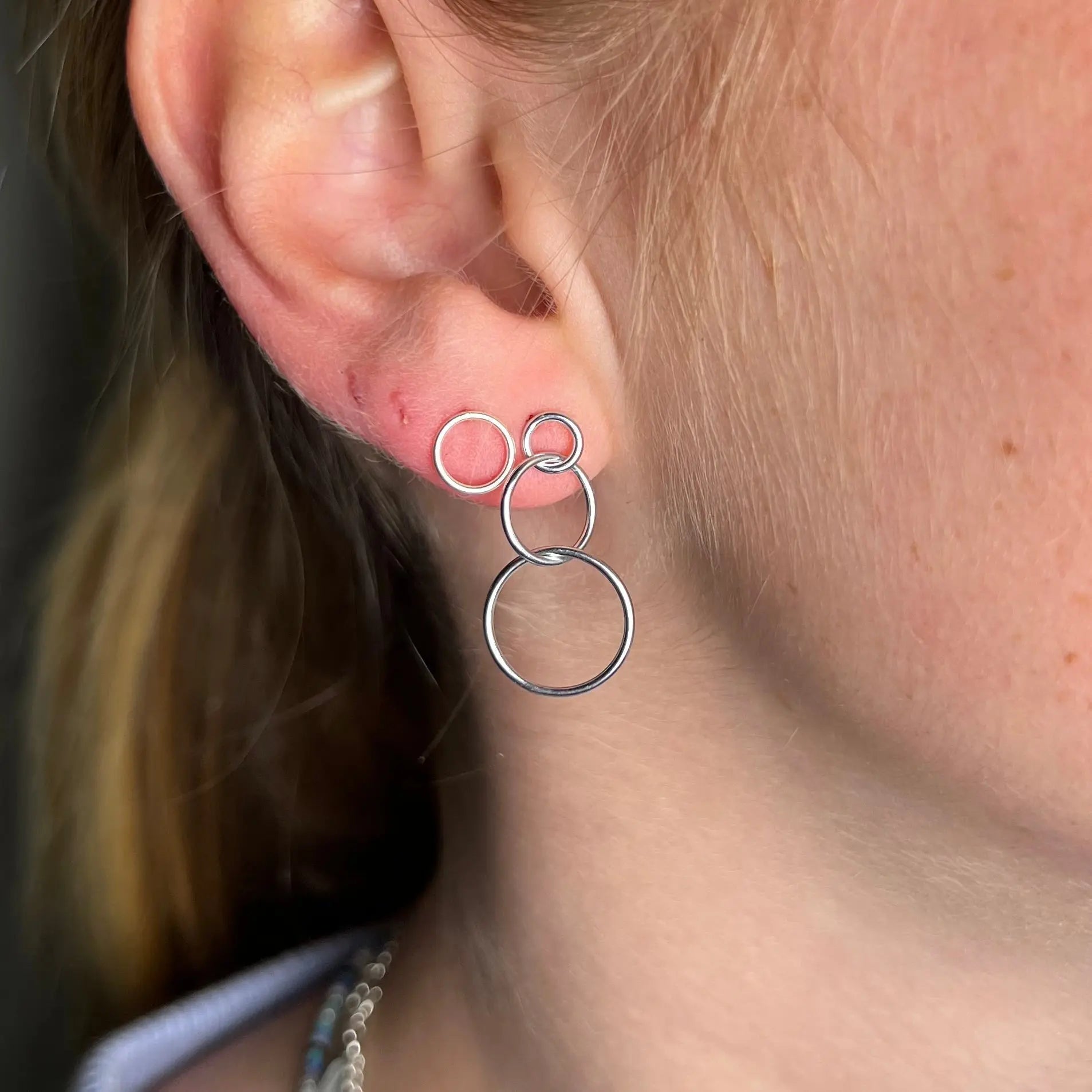 Stiftörhänge - Cirklar - L8Hasselblad