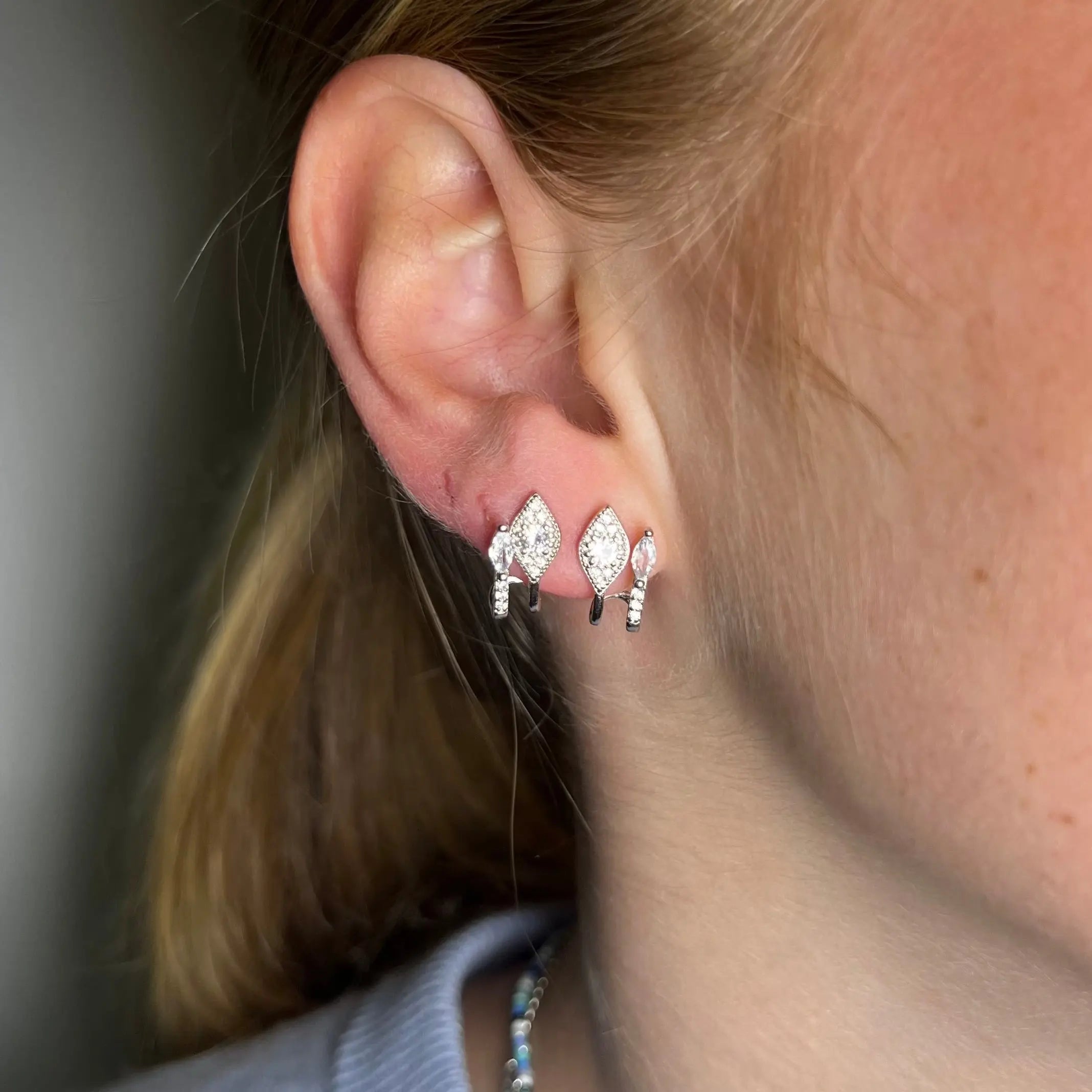 Stiftörhänge - Dubblett Öga - L8Hasselblad