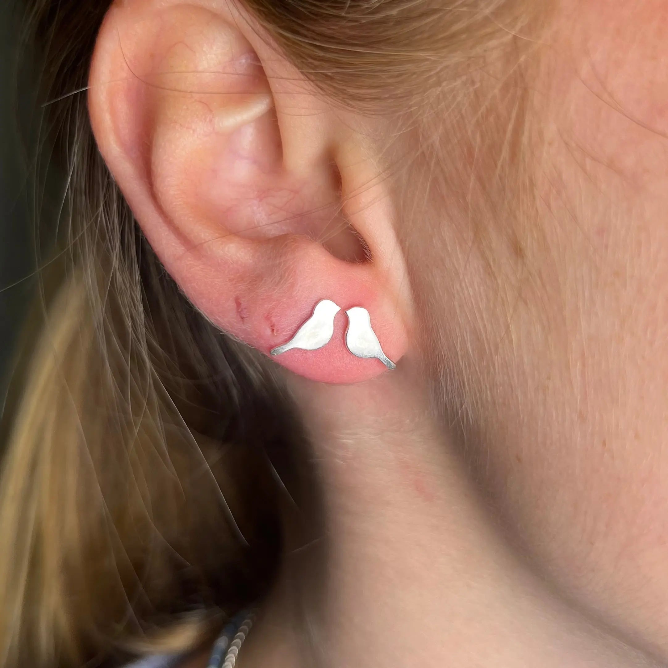 Stiftörhänge - Fågel - L8Hasselblad