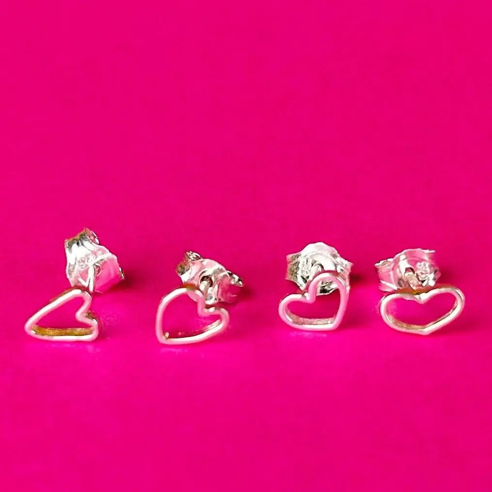 Stiftörhänge - Fyra Hjärtan - L8Hasselblad