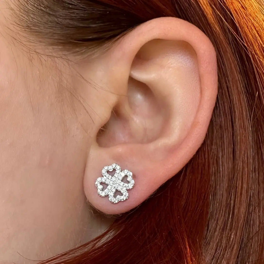 Stiftörhänge - Fyrklöver & Buckla - L8Hasselblad