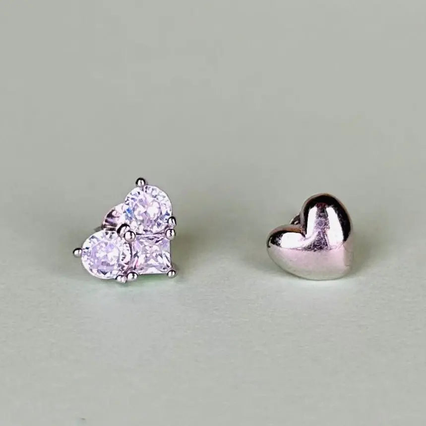 Stiftörhänge - Hjärtan - L8Hasselblad