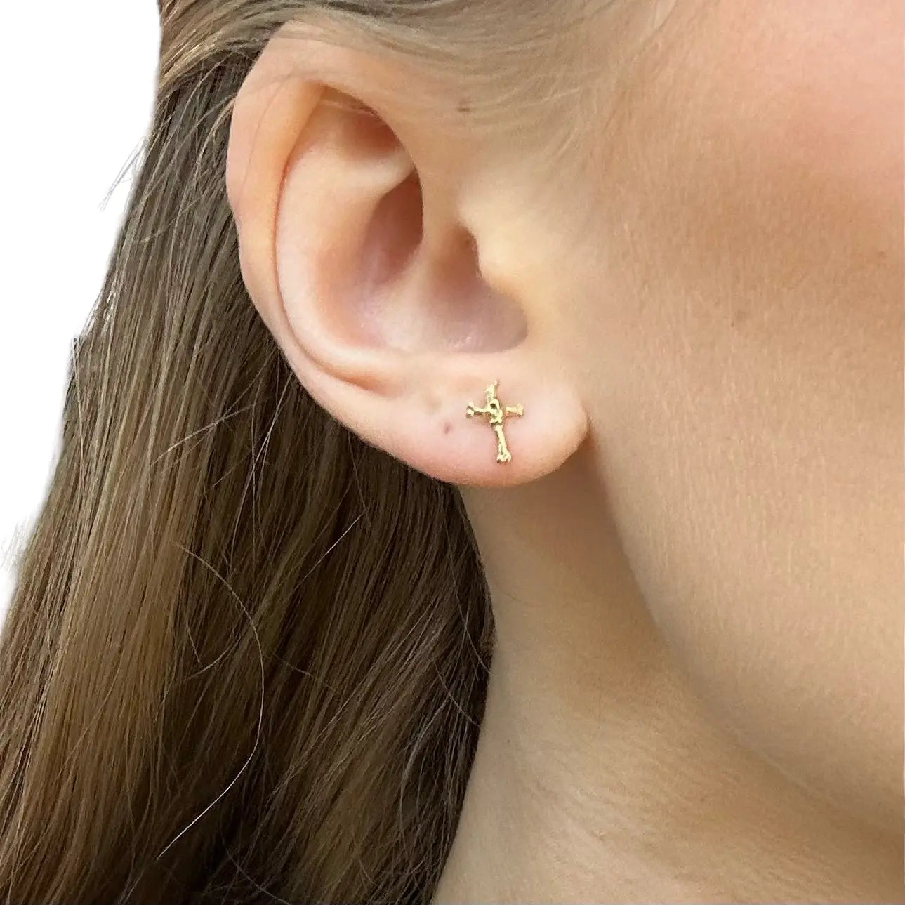 Stiftörhänge - Kors - L8Hasselblad