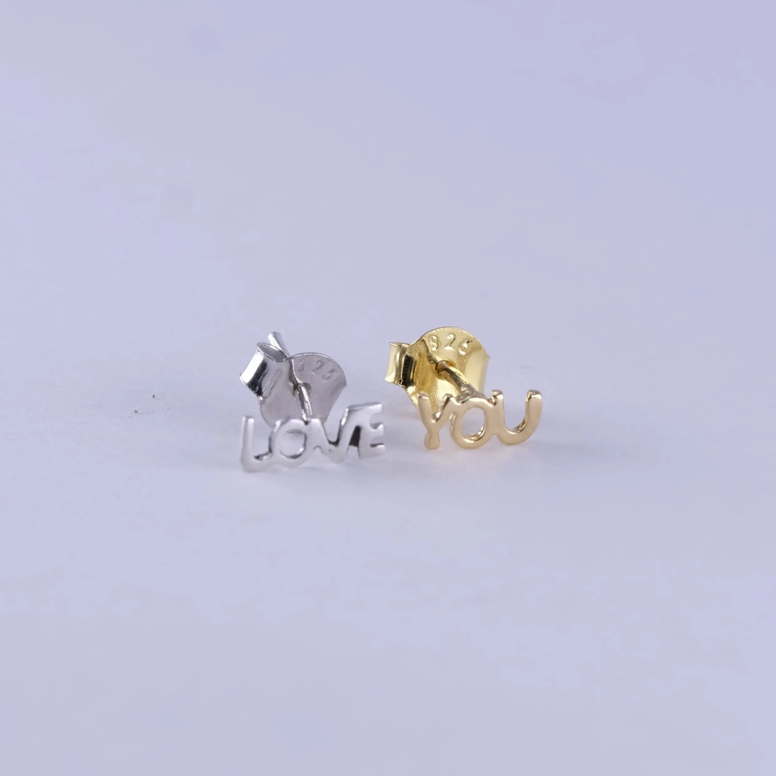 Stiftörhänge - LOVE YOU - L8Hasselblad