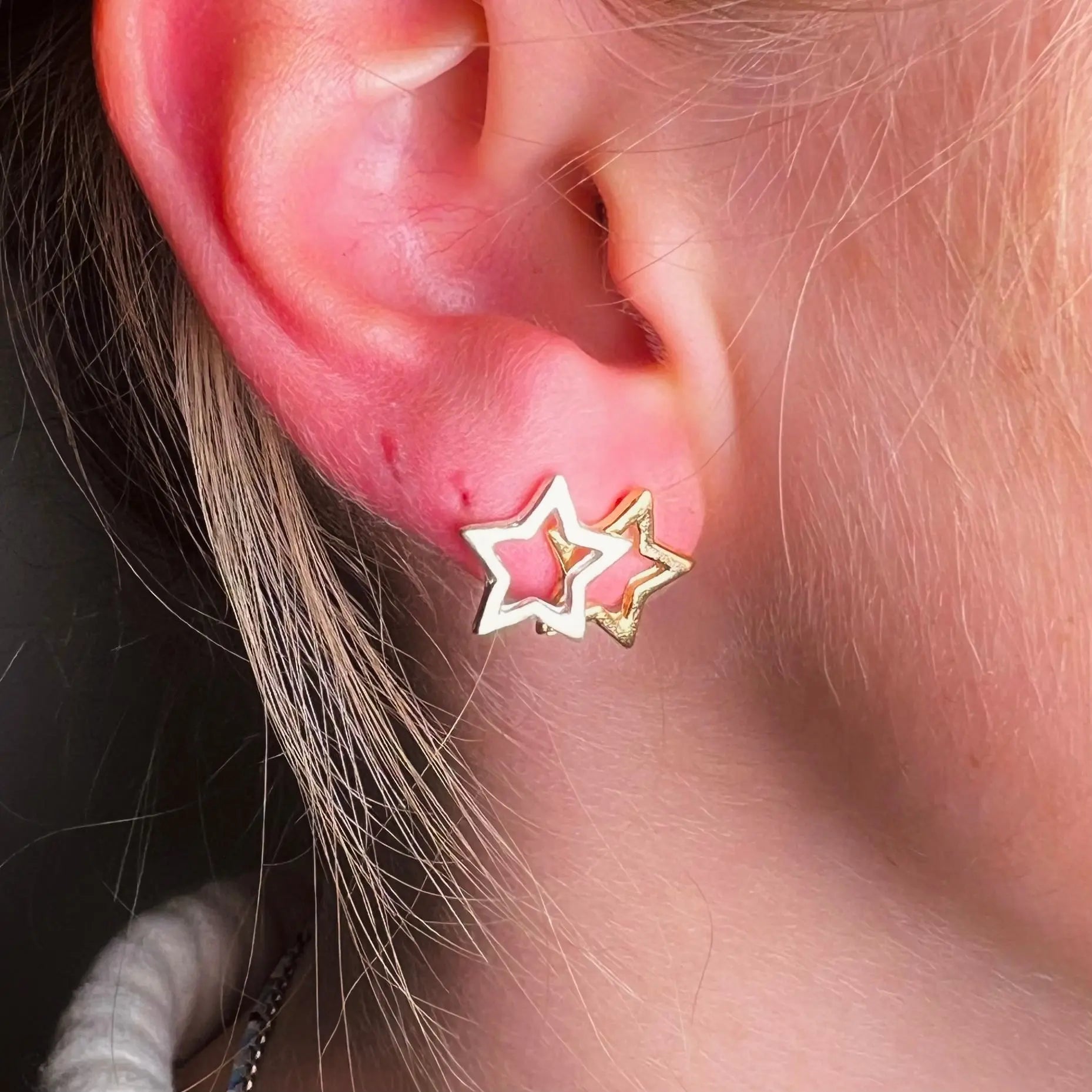 Stiftörhänge - Öppna Stjärnor - L8Hasselblad