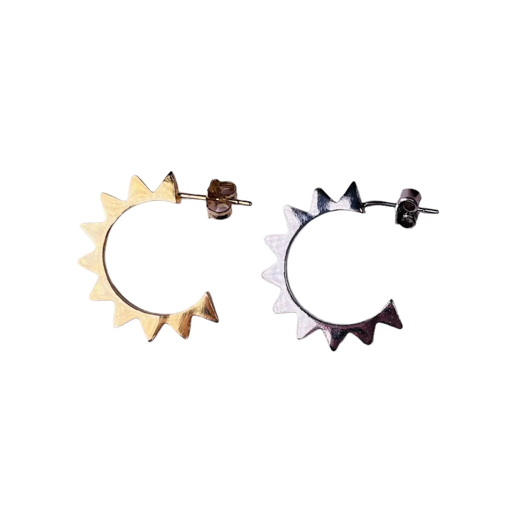 Stiftörhänge - Spetsiga Nitar - L8Hasselblad