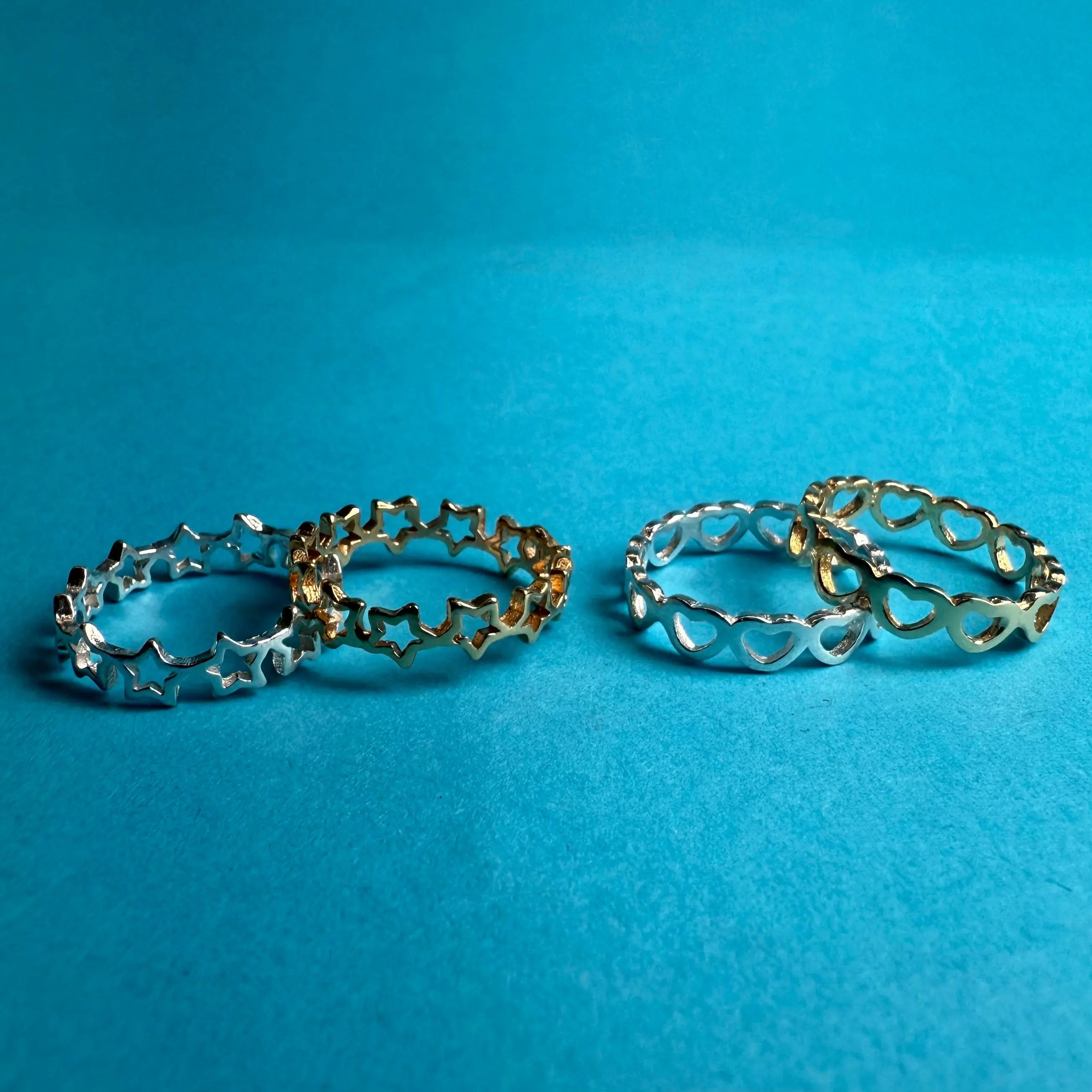 Stjärna och hjärta i alliansring - L8Hasselblad