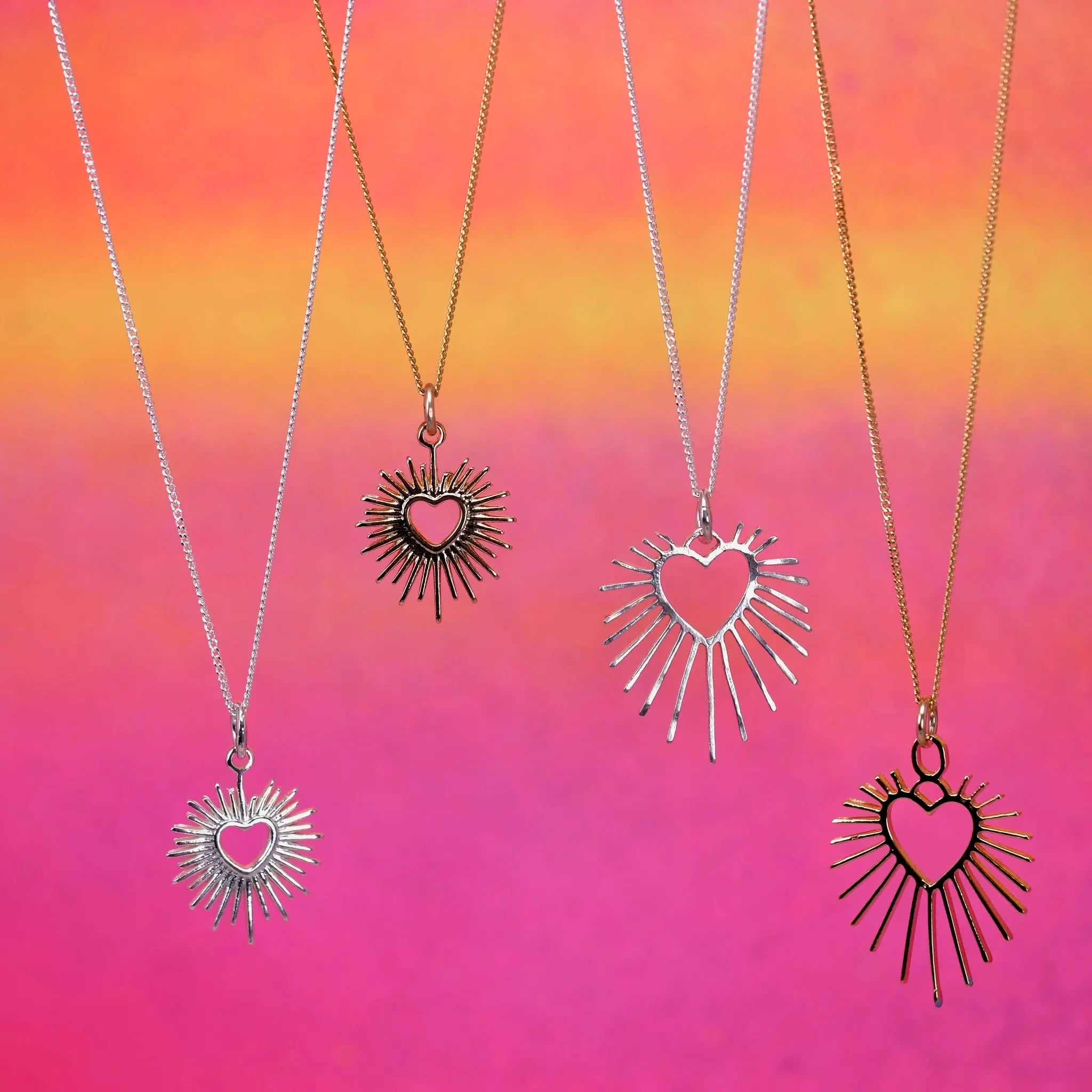 Sun Heart - halsband L8Hasselblad