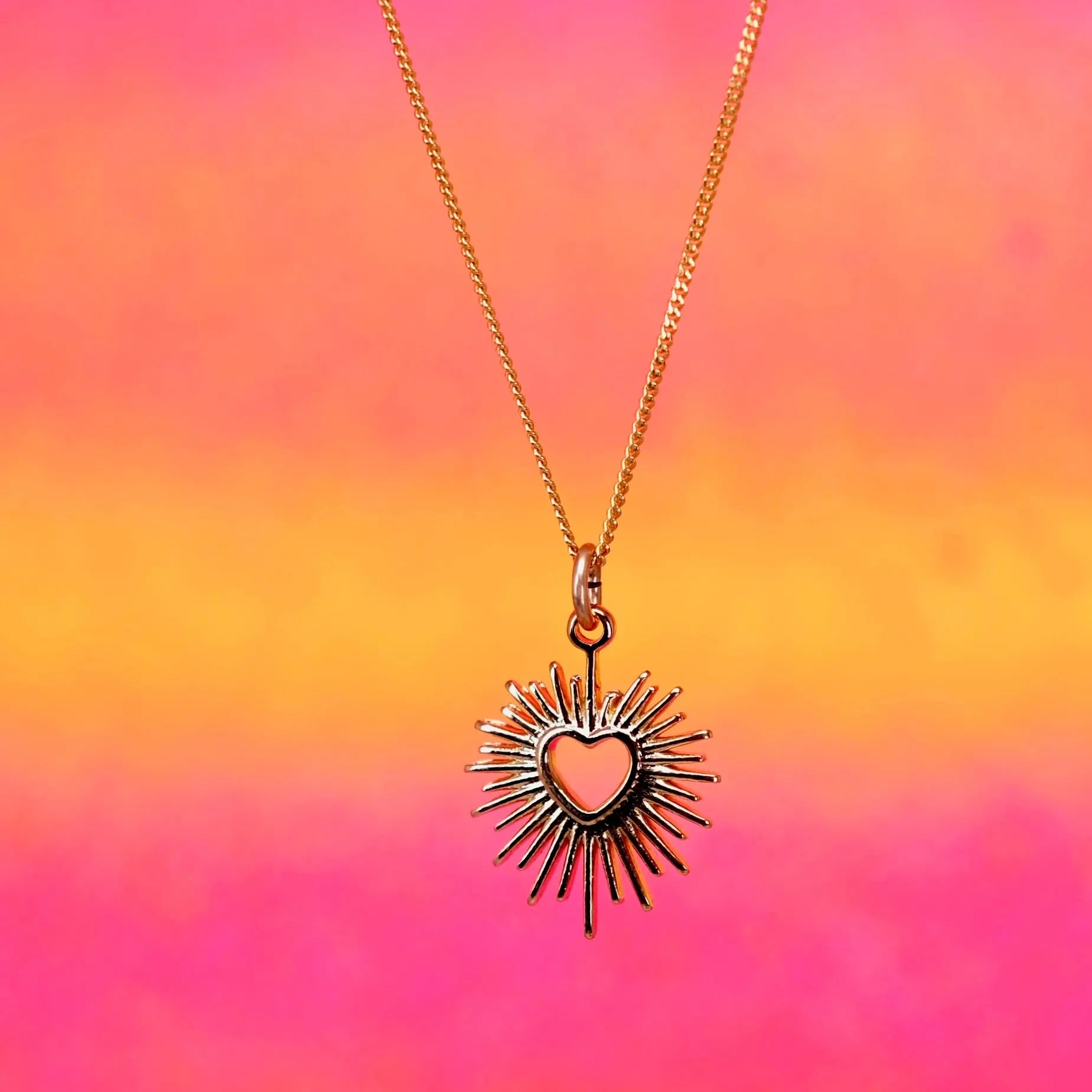 Sun Heart - halsband L8Hasselblad