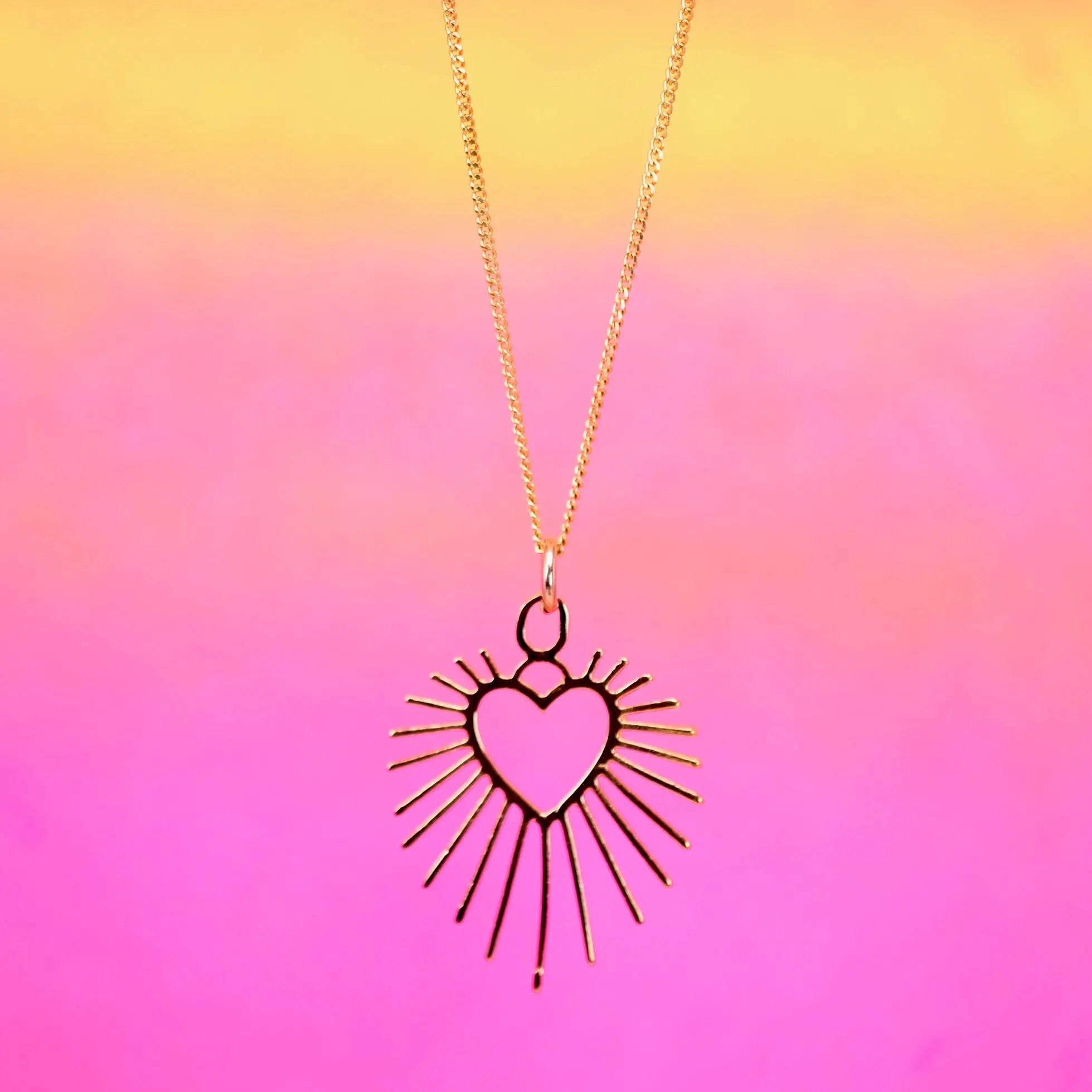 Sun Heart - halsband L8Hasselblad