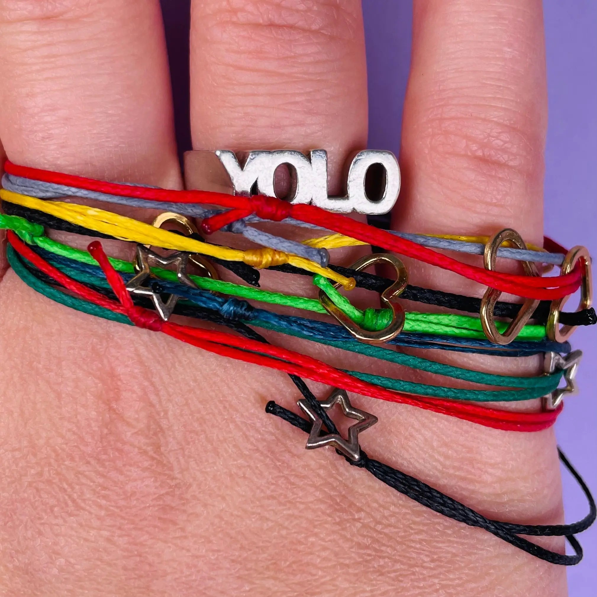 Trådarmband med hjärta & stjärna - L8Hasselblad