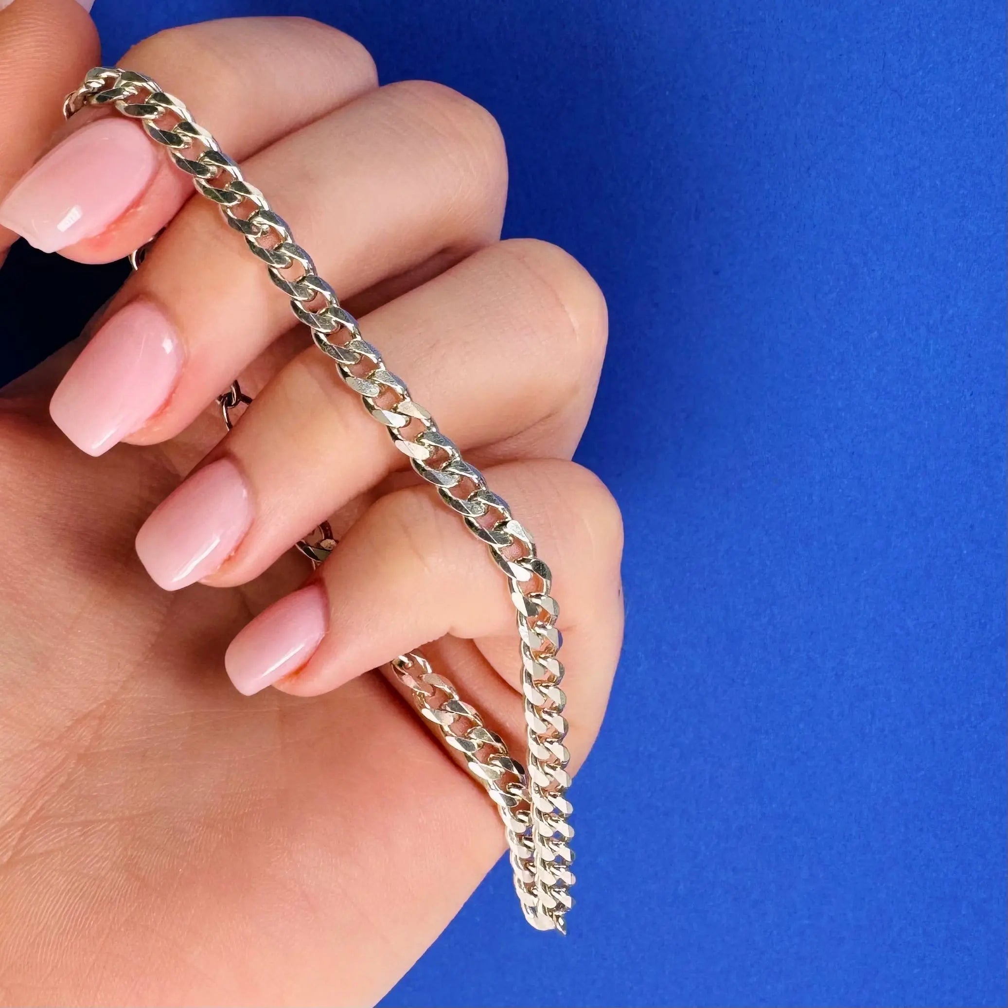 Tunnare pansarkedja armband - L8Hasselblad