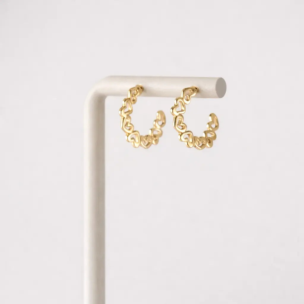 Stiftörhänge Heartline Hoop L8Hasselblad